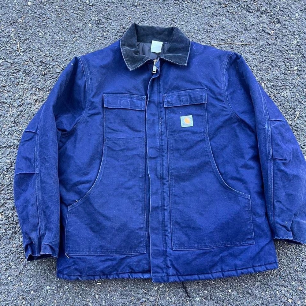 1990s Lined Carhartt Chore Jacket size XL
